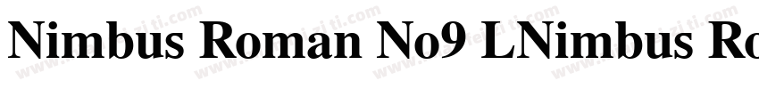 Nimbus Roman No9 LNimbus Roman No9字体转换